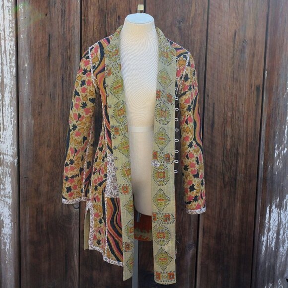 Reversible Bohemian Quilted Coat - Picture 2 of 7